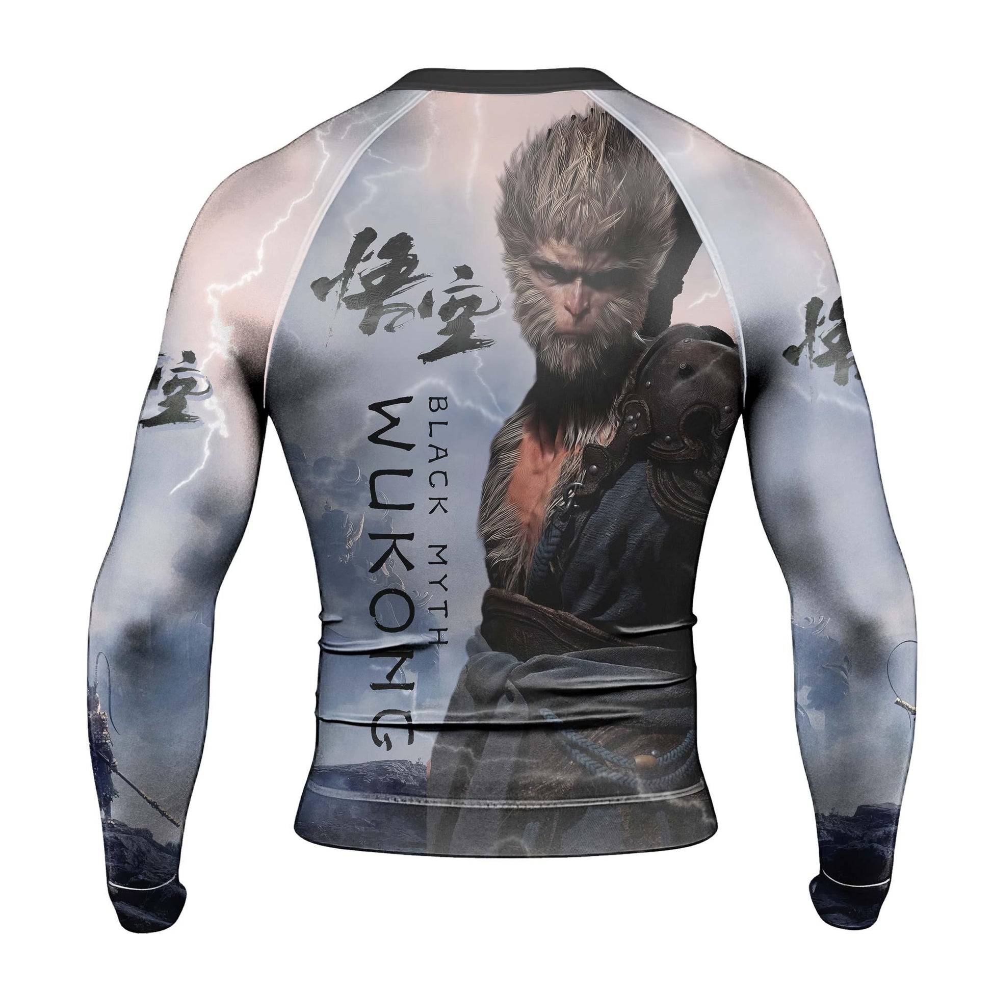 Black Myth Wukong Versus Four Heavenly Kings Rash Guard