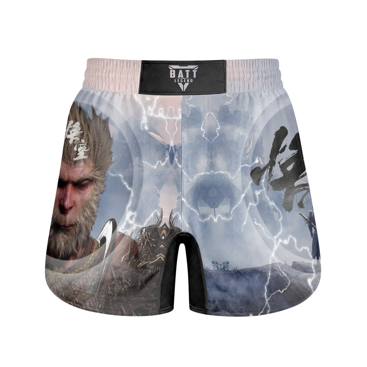 Black Myth Wukong Versus Four Heavenly Kings Grappling Shorts