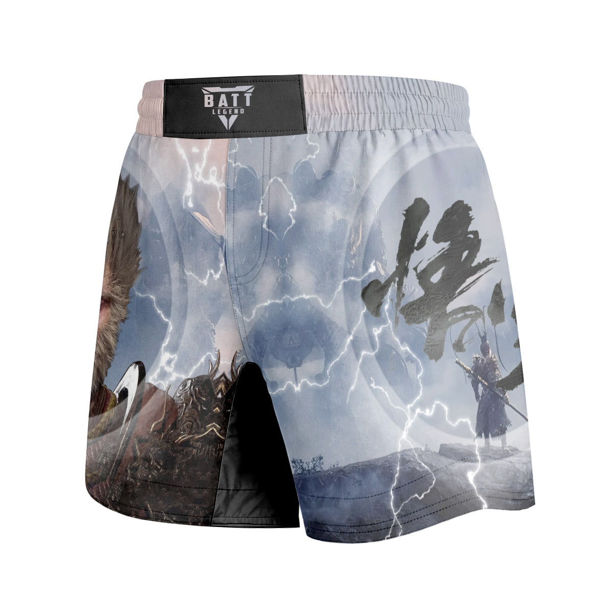 Black Myth Wukong Versus Four Heavenly Kings Grappling Shorts