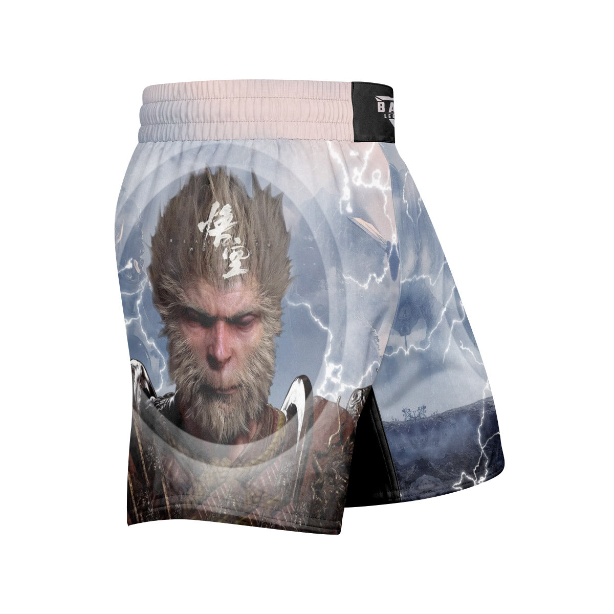 Black Myth Wukong Versus Four Heavenly Kings Grappling Shorts