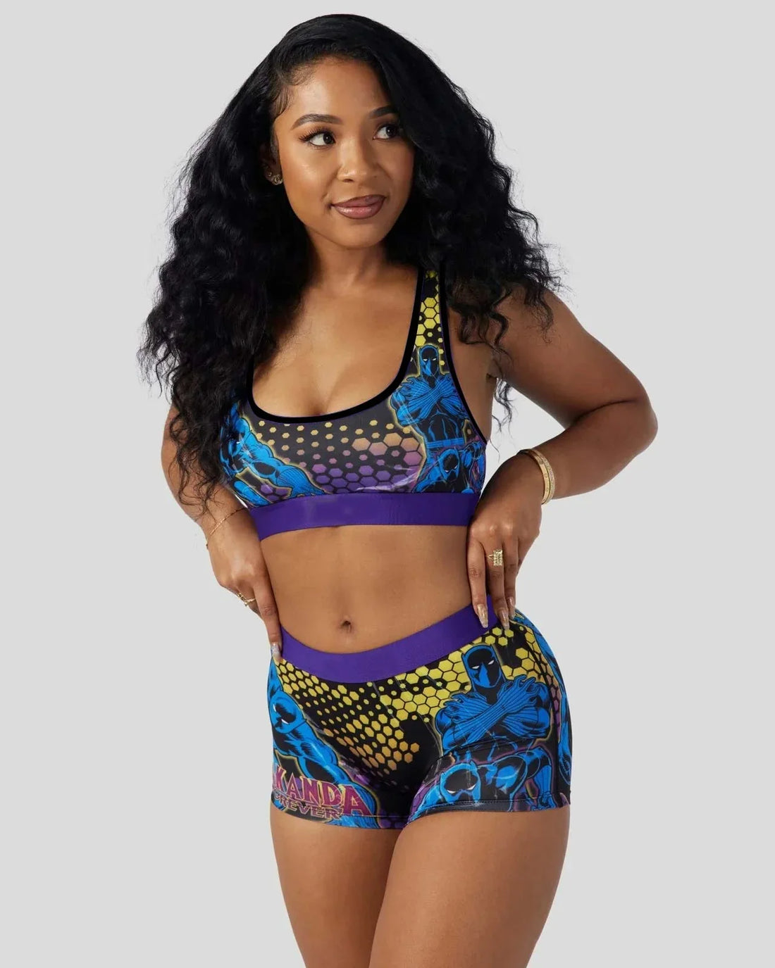 Black Panther Women's Workout Set