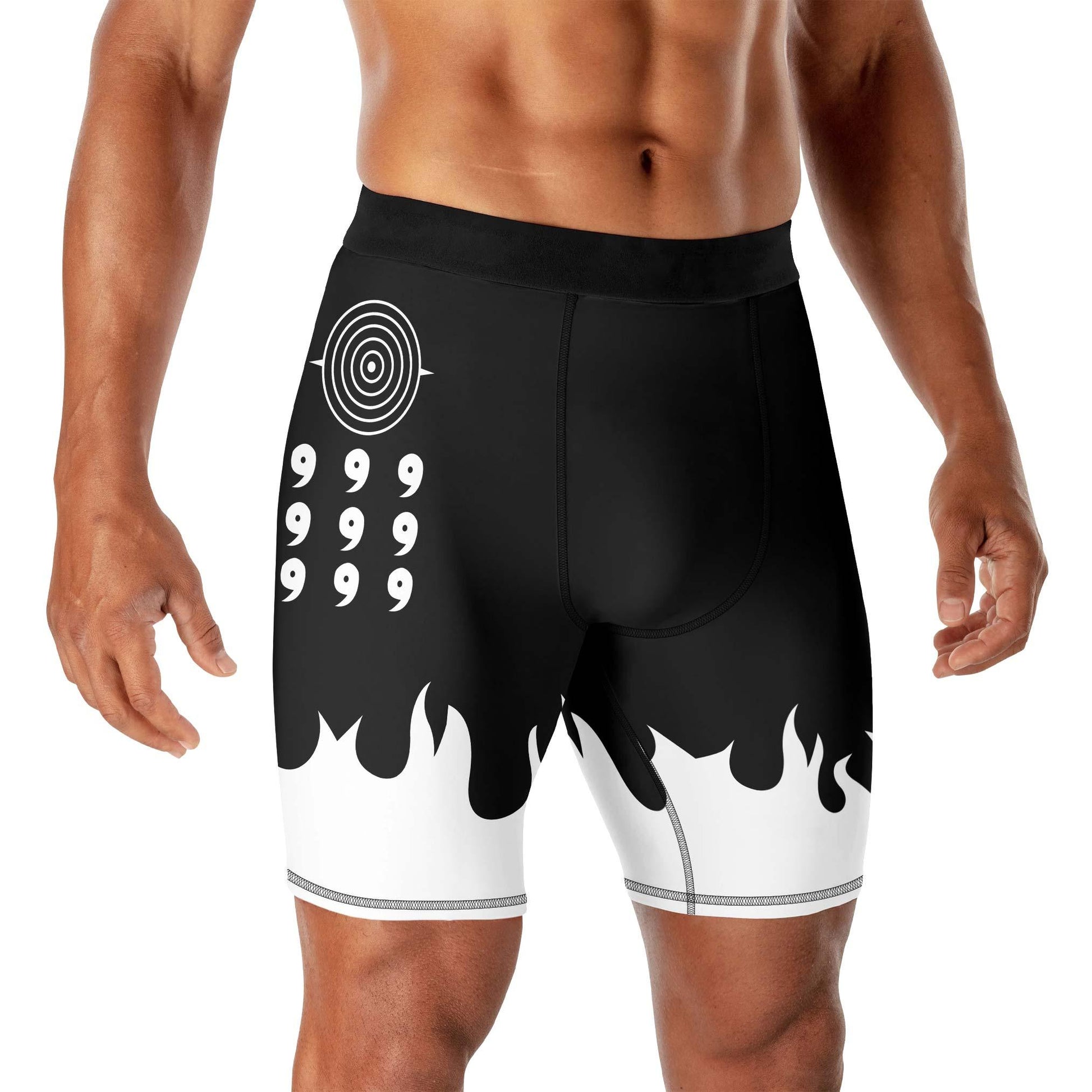 Black Sage of Six Paths Naruto Compression Shorts