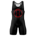 Black Widow Symbol Wrestling Singlet