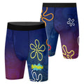 Blue Lagoon Cartoon Chaos Compression Shorts