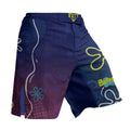 Blue Lagoon Cartoon Chaos Fight Shorts