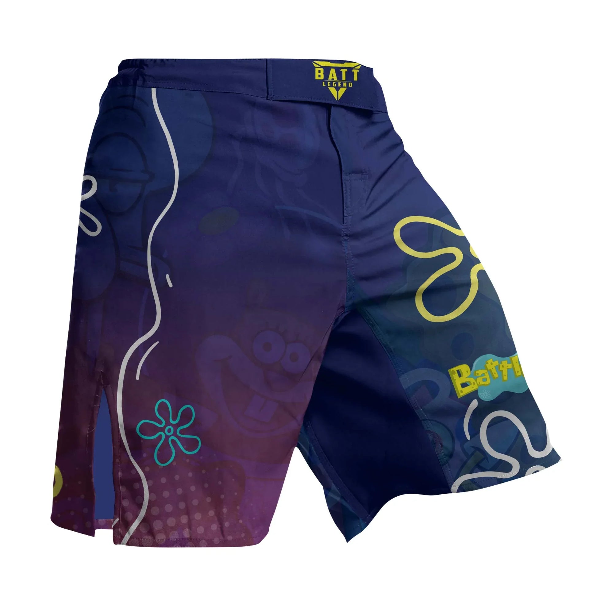 Blue Lagoon Cartoon Chaos Fight Shorts