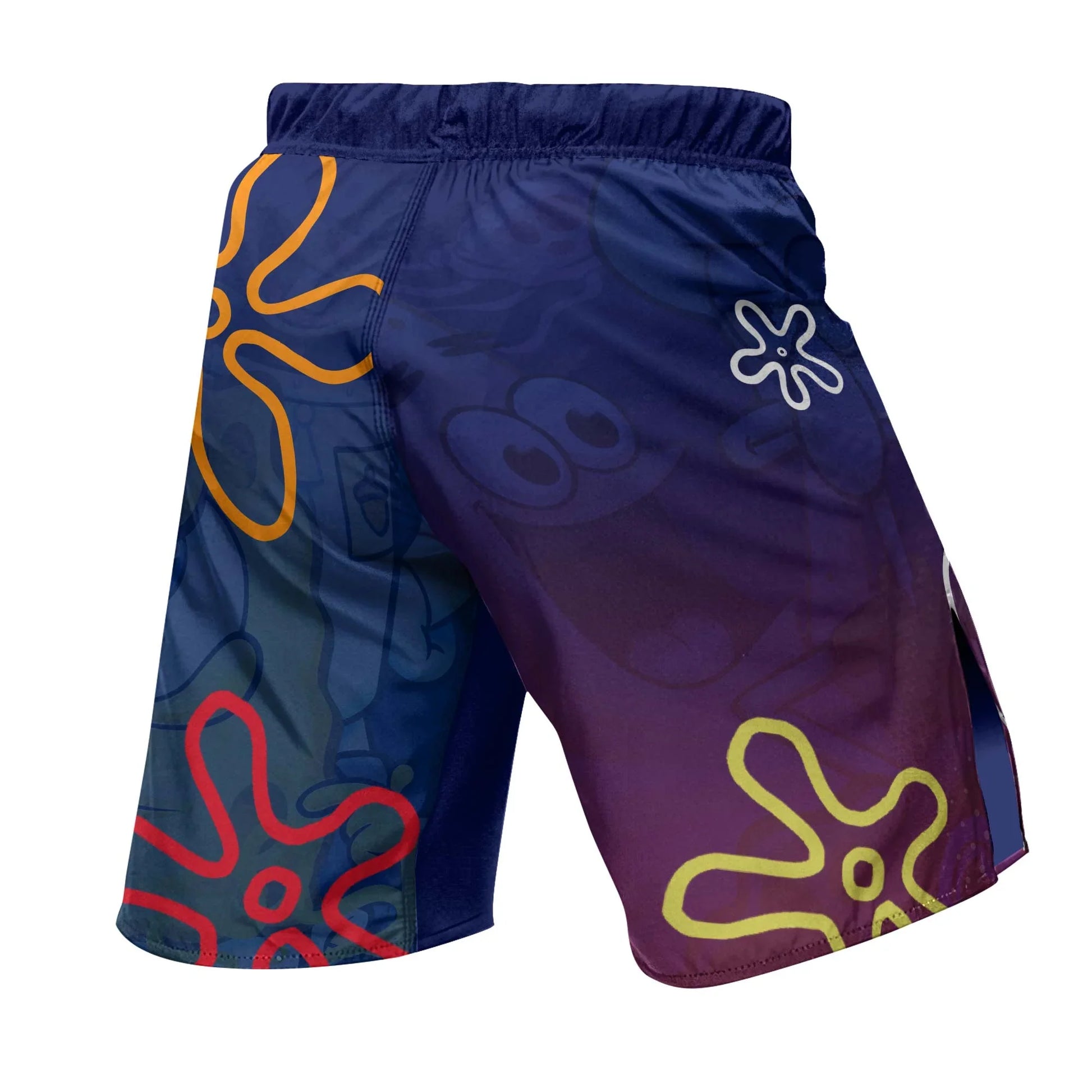 Blue Lagoon Cartoon Chaos Fight Shorts