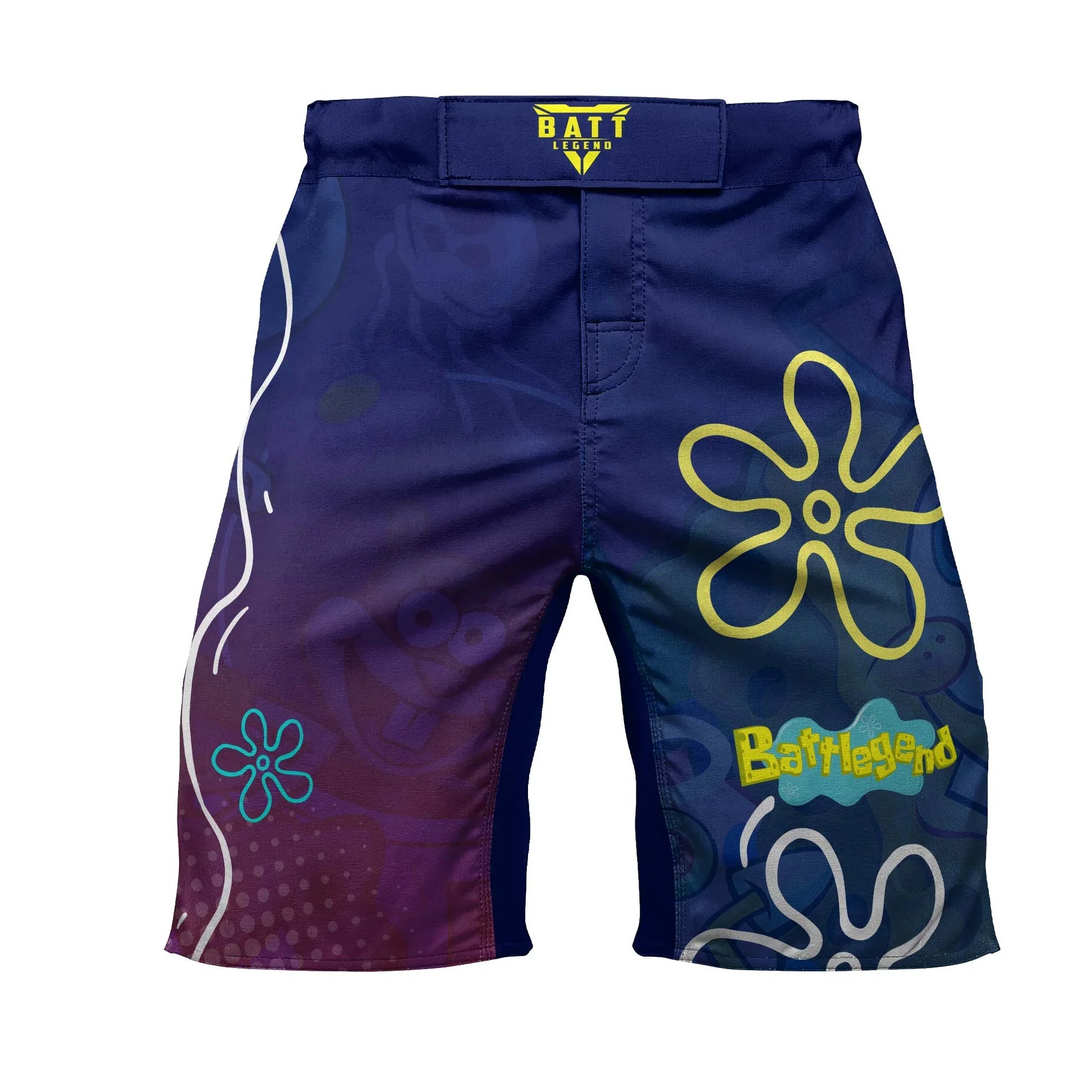 Blue Lagoon Cartoon Chaos Fight Shorts