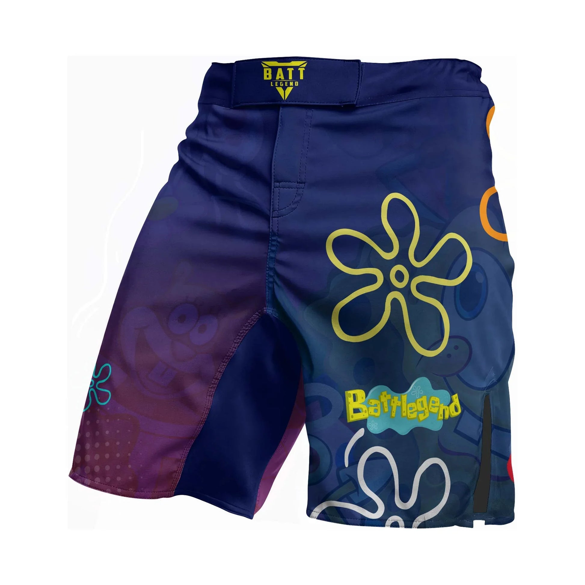 Blue Lagoon Cartoon Chaos Fight Shorts