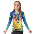 Blue Lagoon Cartoon Chaos Kids Rash Guard