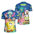 Blue Lagoon Cartoon Chaos Kids Rash Guard