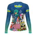Blue Lagoon Cartoon Chaos Rash Guard