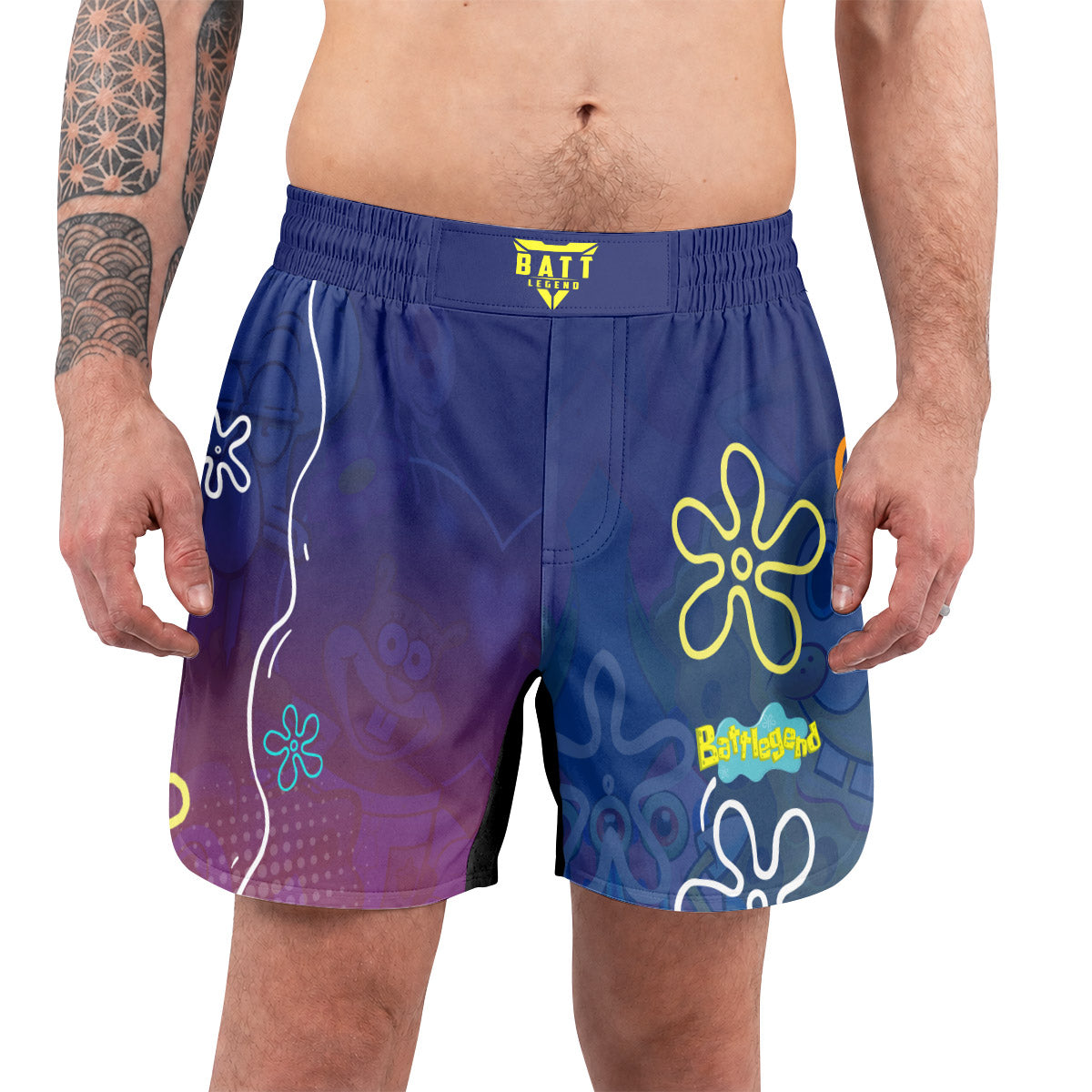 Blue Lagoon Cartoon Chaos Grappling Shorts