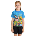 Blue Ocean Party Kids Rash Guard