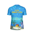Blue Ocean Party Kids Rash Guard