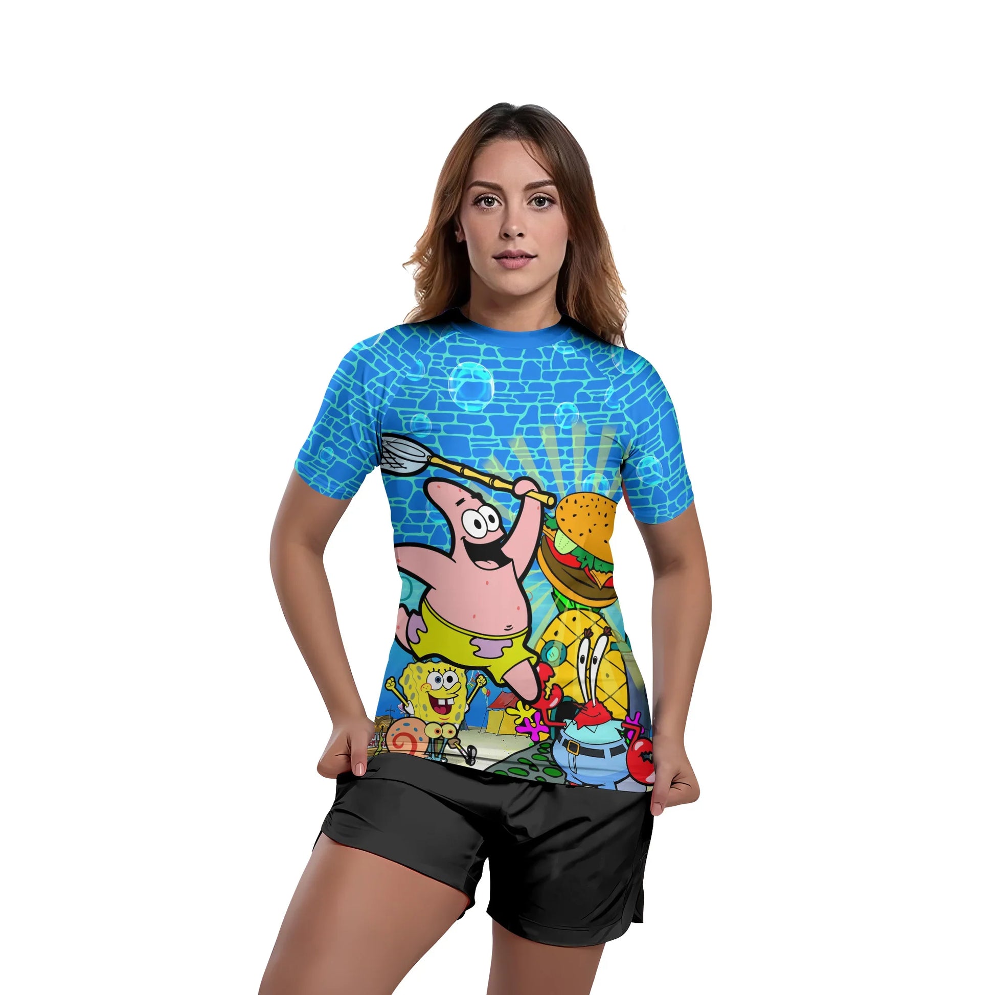 Blue Ocean Party Rash Guard