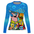 Blue Ocean Party Rash Guard