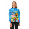 Blue Ocean Party Rash Guard
