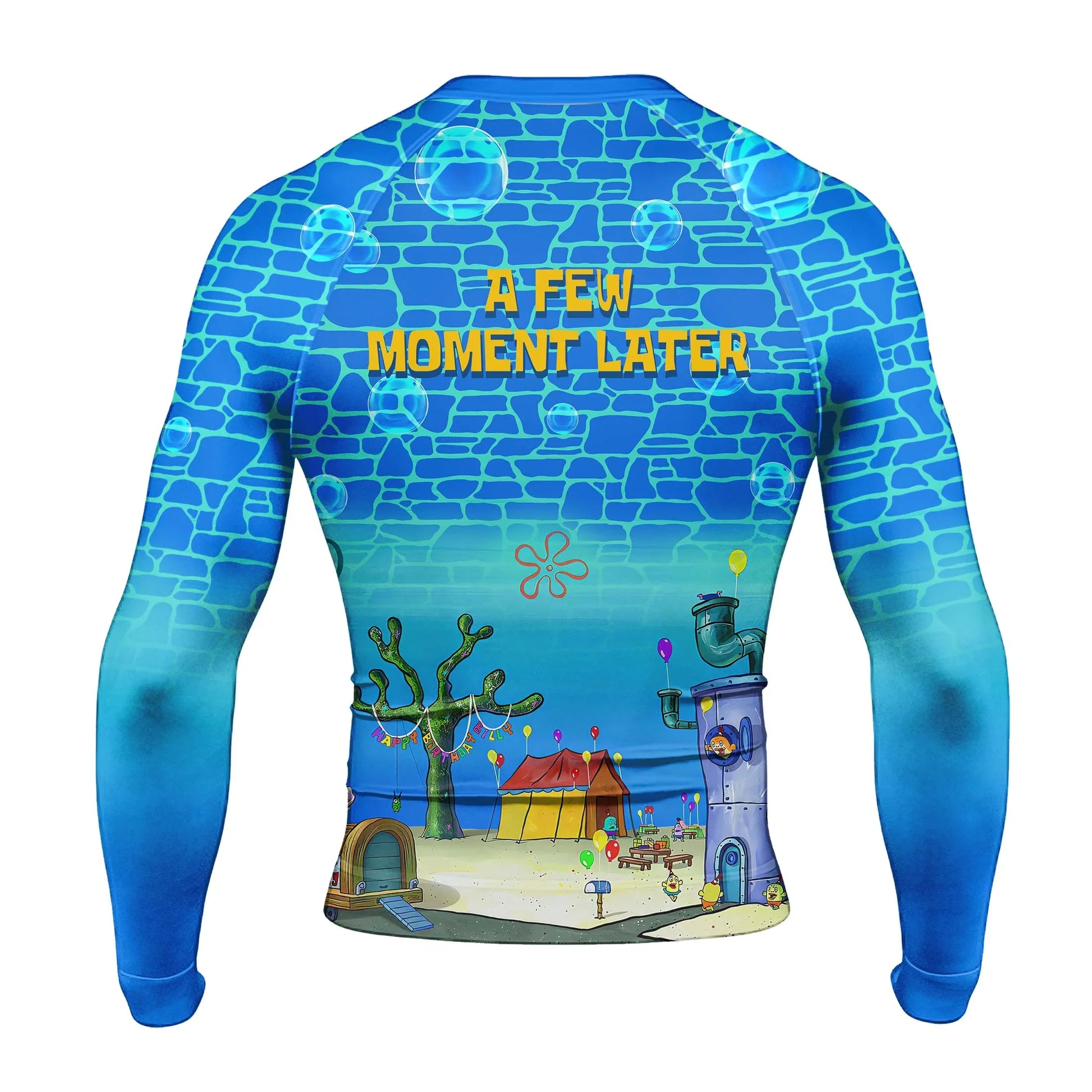 Blue Ocean Party Rash Guard