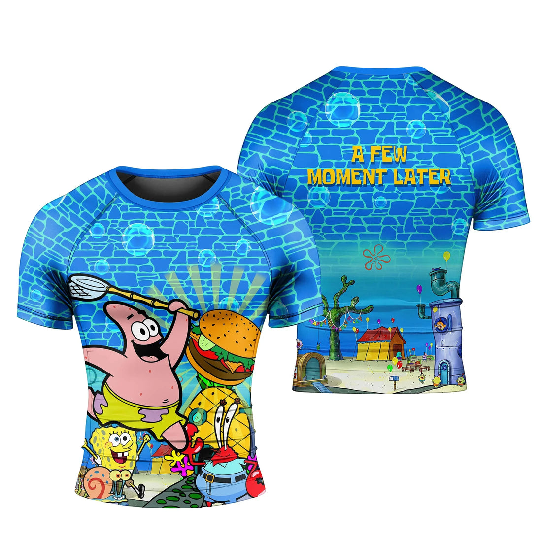 Blue Ocean Party Rash Guard