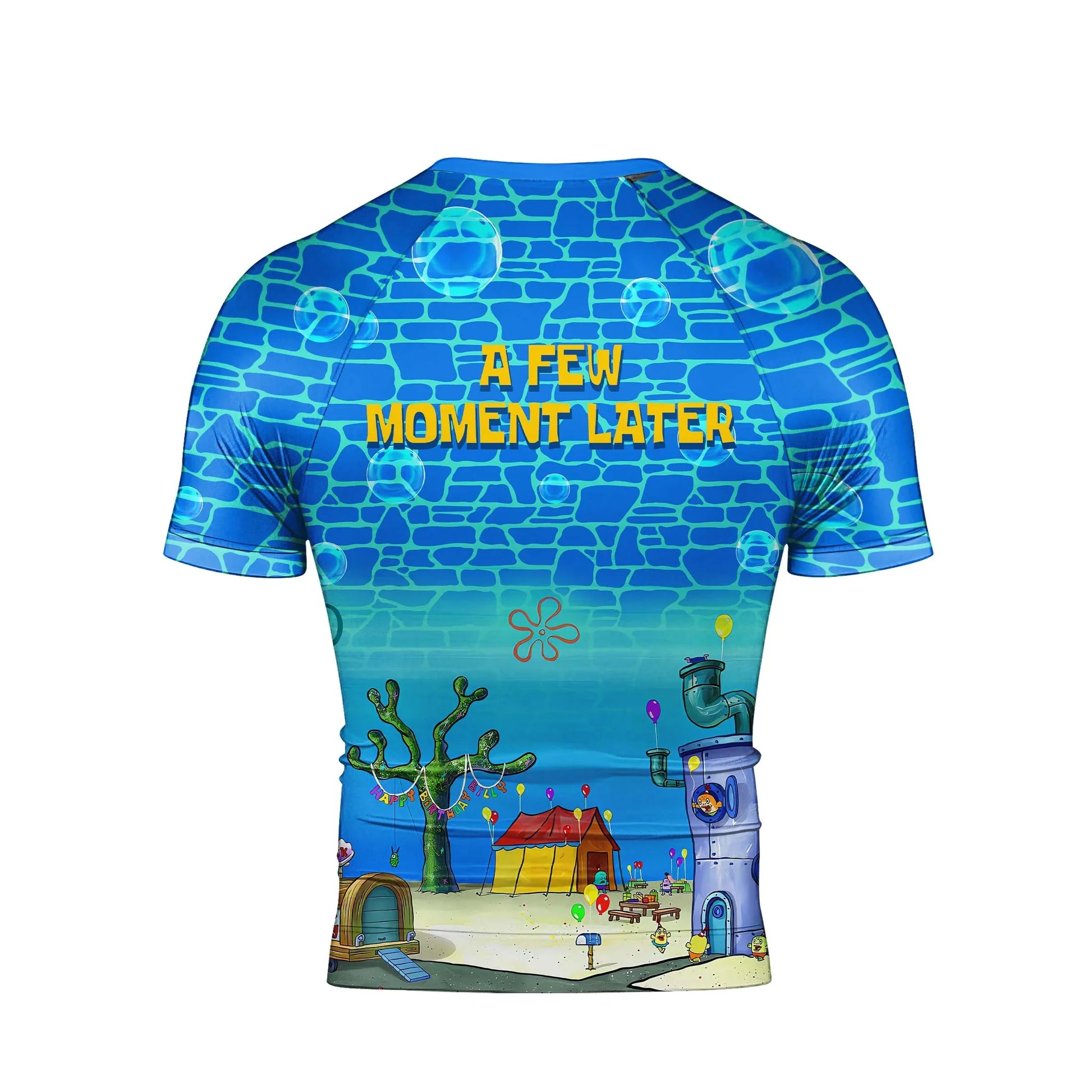 Blue Ocean Party Rash Guard