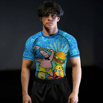 Blue Ocean Party Rash Guard