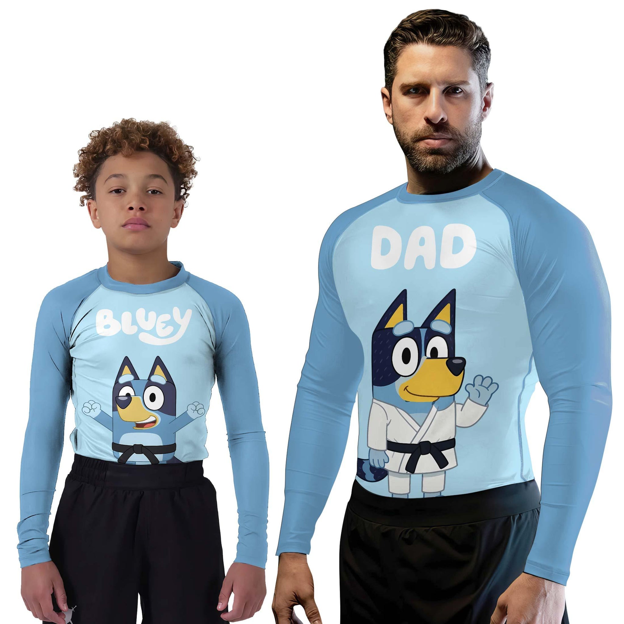 Bluey Dad Rash Guard