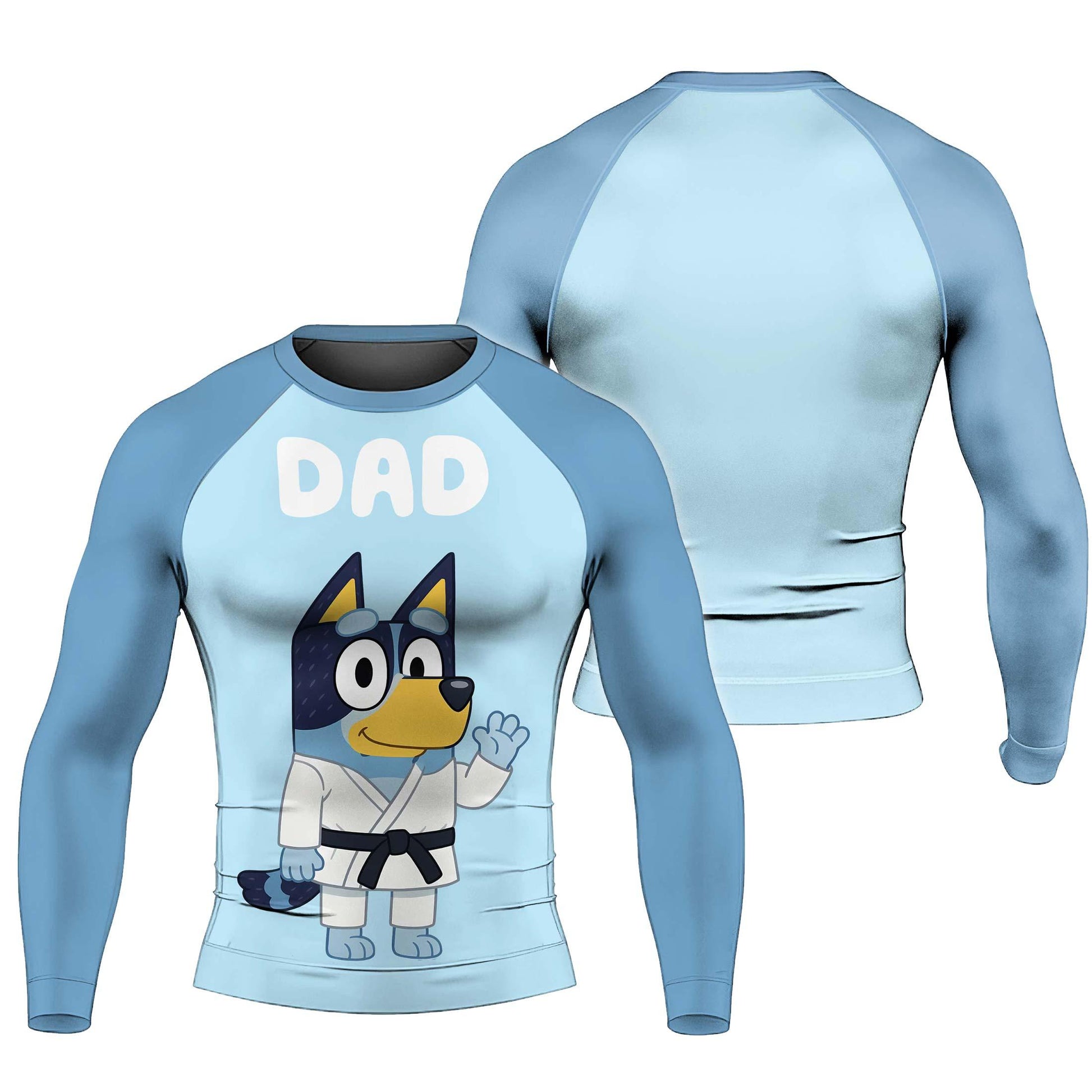 Bluey Dad Rash Guard