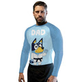 Bluey Dad Rash Guard