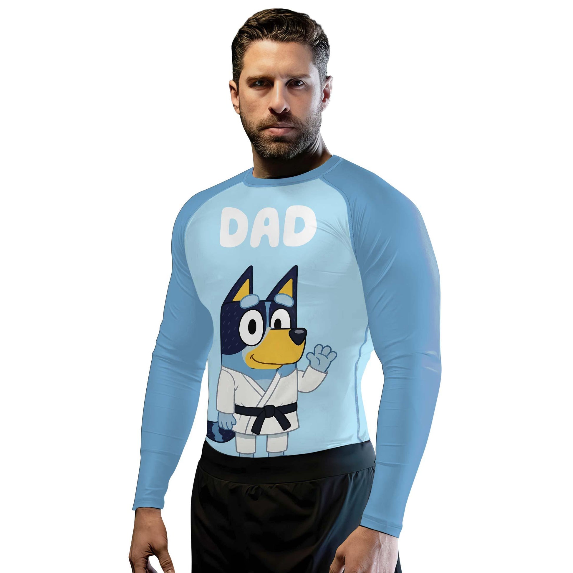 Bluey Dad Rash Guard