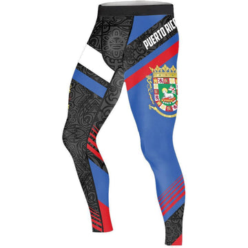 Boricua Pride Men's Compression Leggings