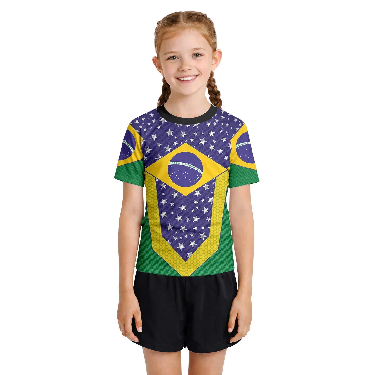 Brazil Symbol Kids Rash Guard