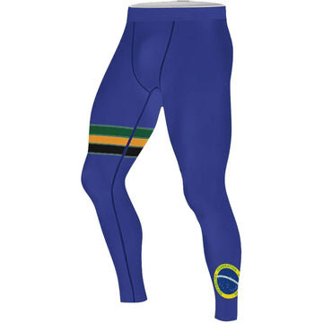 Brazil Combat Fighter Men's Compression Leggings