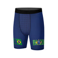 Brazil Flag Compression Shorts