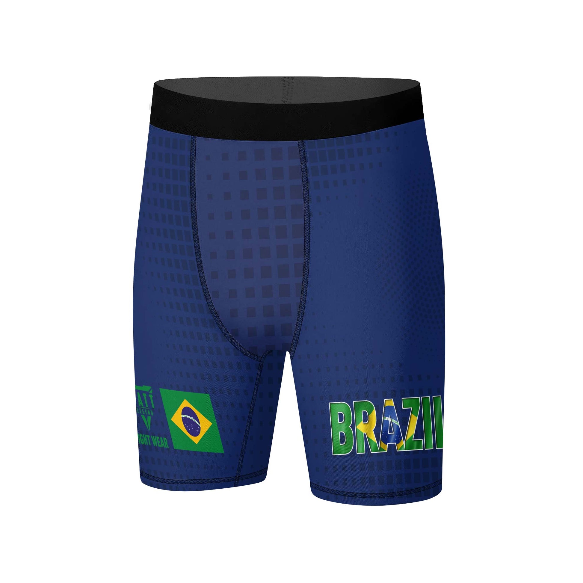Brazil Flag Compression Shorts