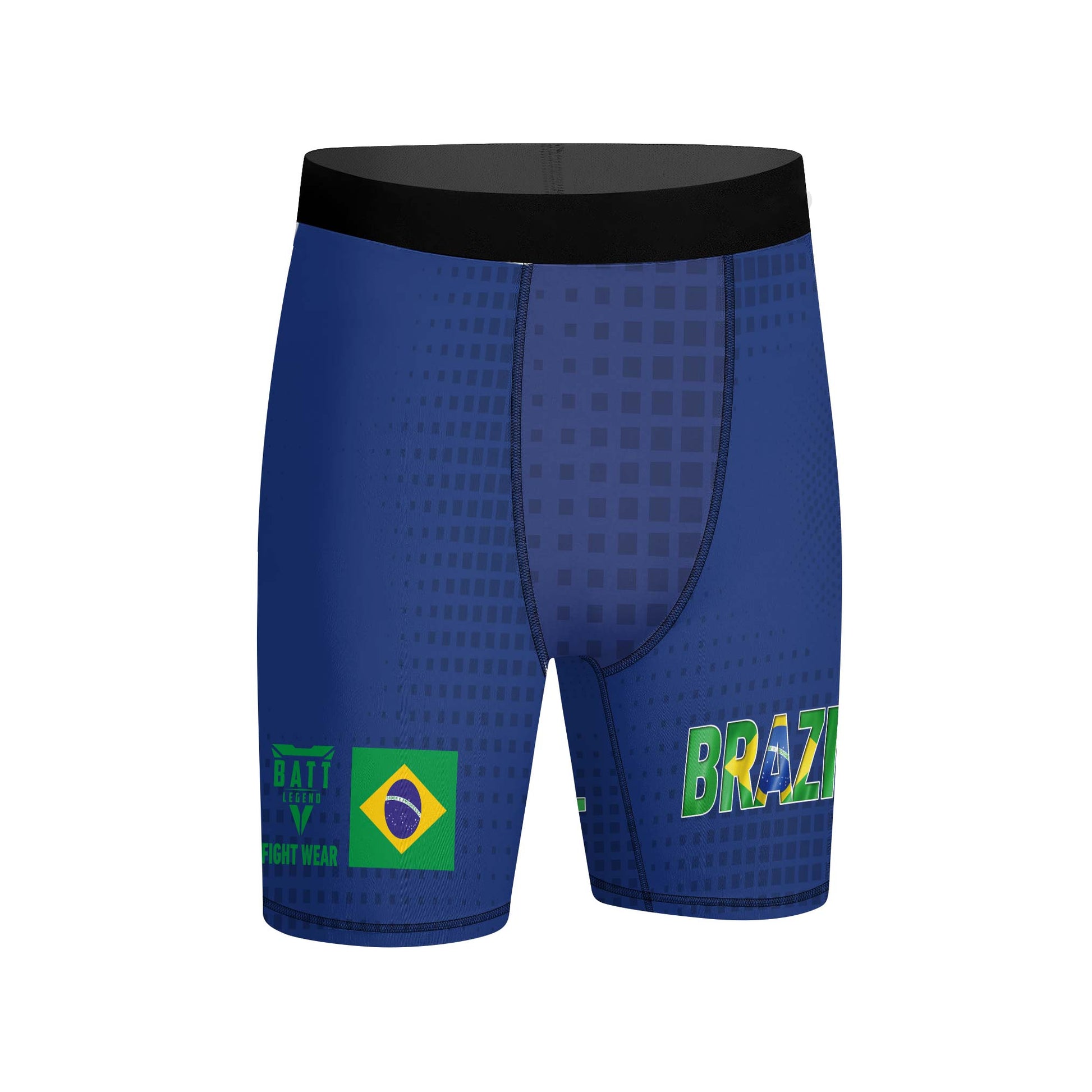 Brazil Flag Compression Shorts