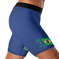Brazil Flag Compression Shorts