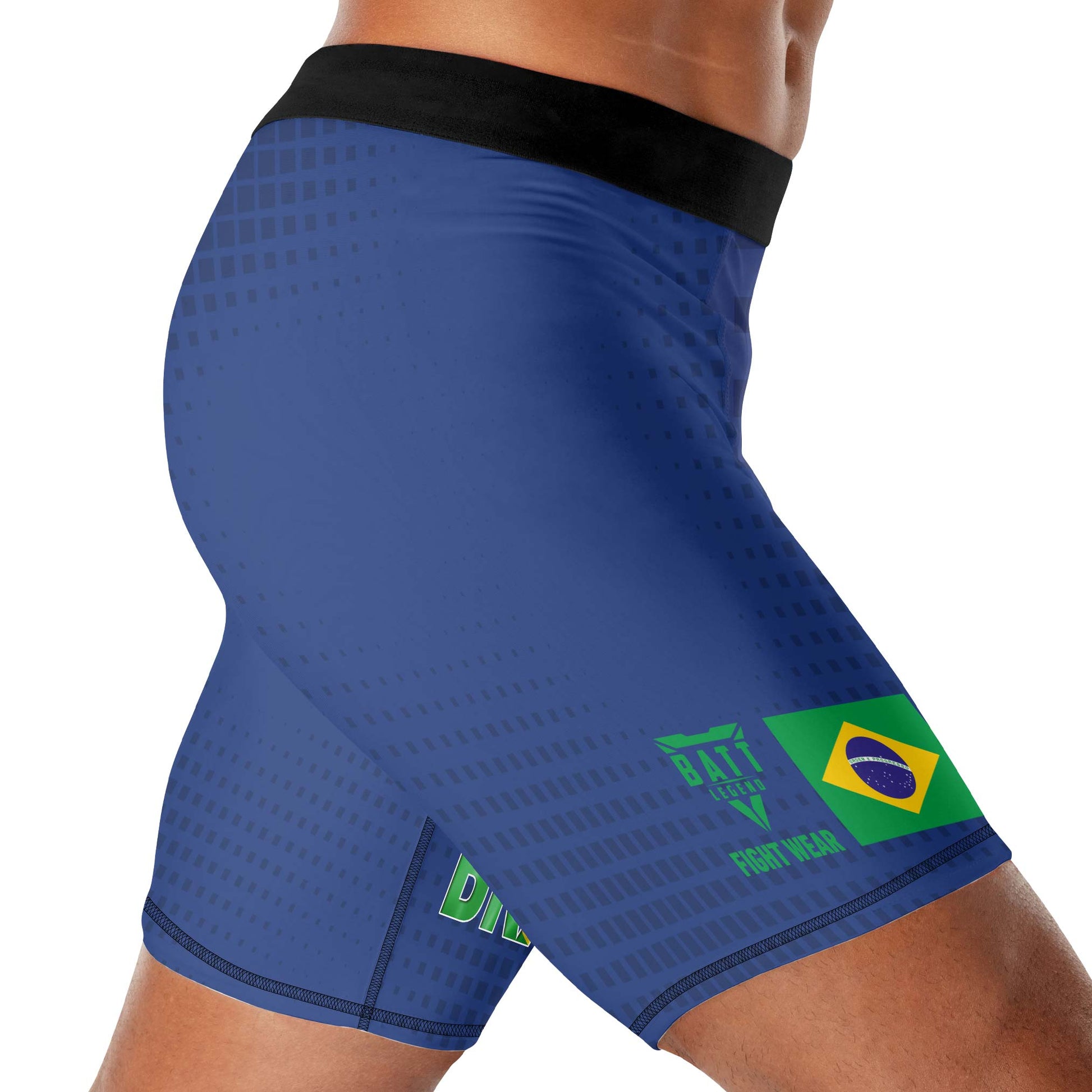 Brazil Flag Compression Shorts
