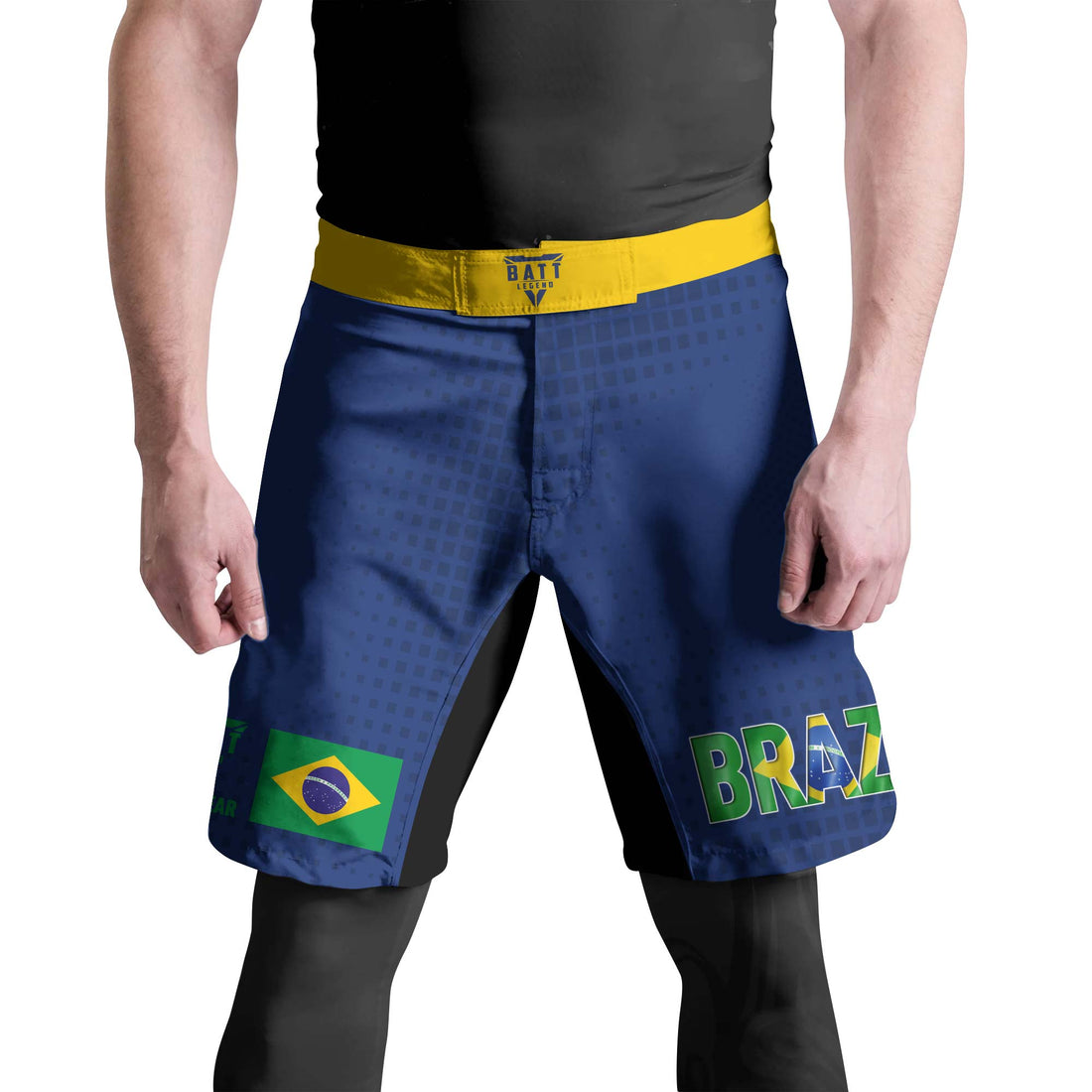 Brazil Flag Fight Shorts