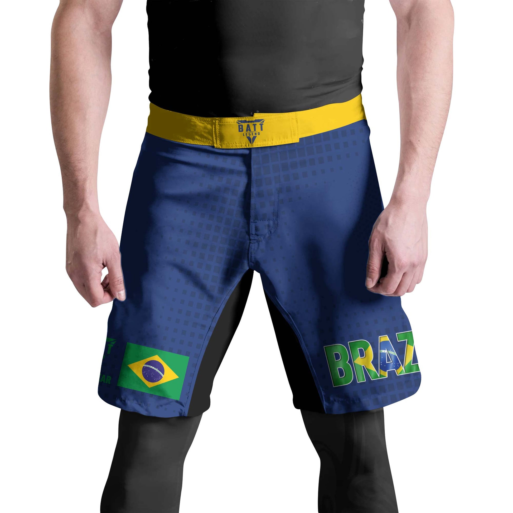 Brazil Flag Fight Shorts