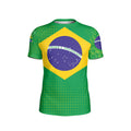 Brazil Flag Kids Rash Guard