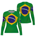 Brazil Flag Rash Guard