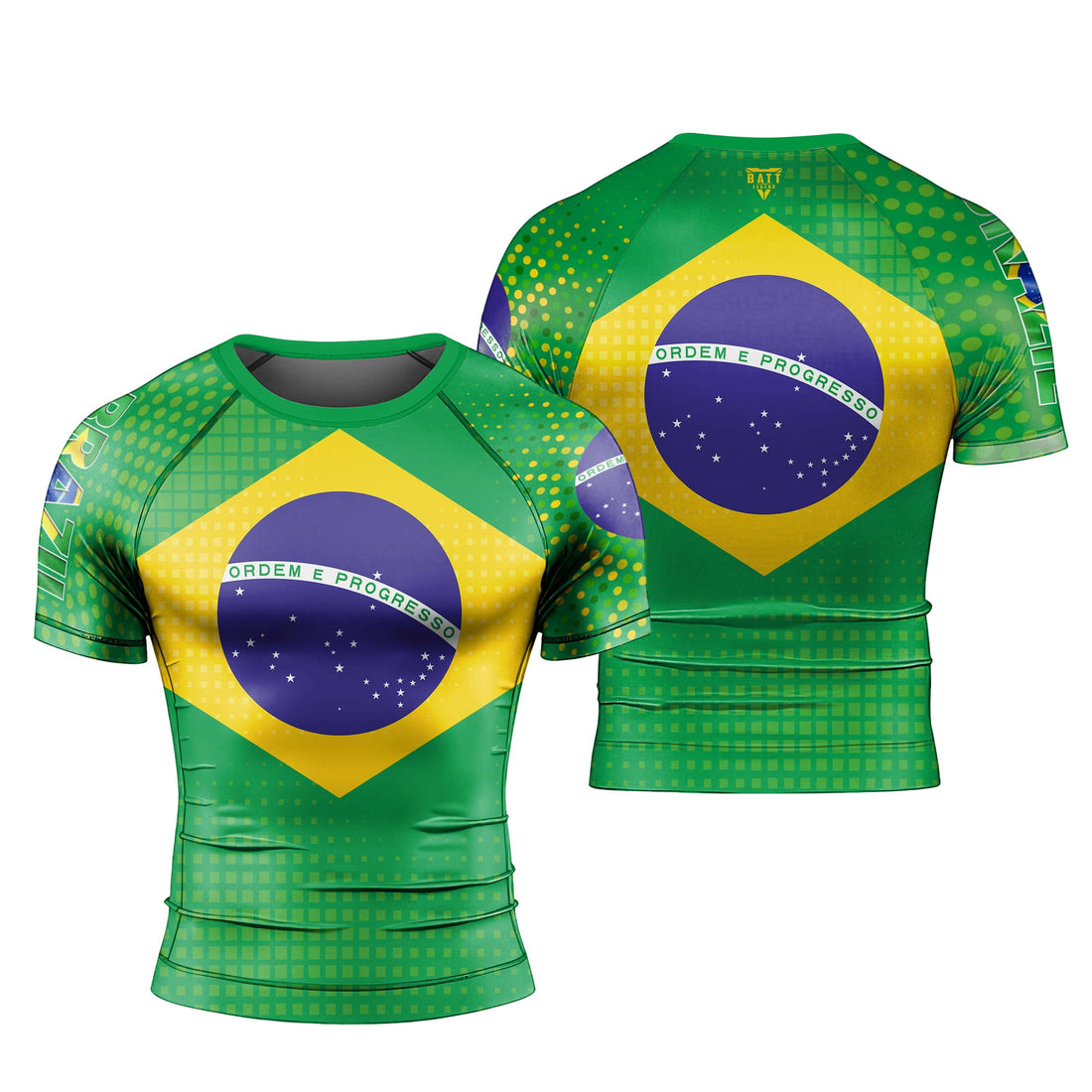 Brazil Flag Rash Guard