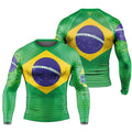 Brazil Flag Rash Guard