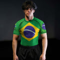 Brazil Flag Rash Guard