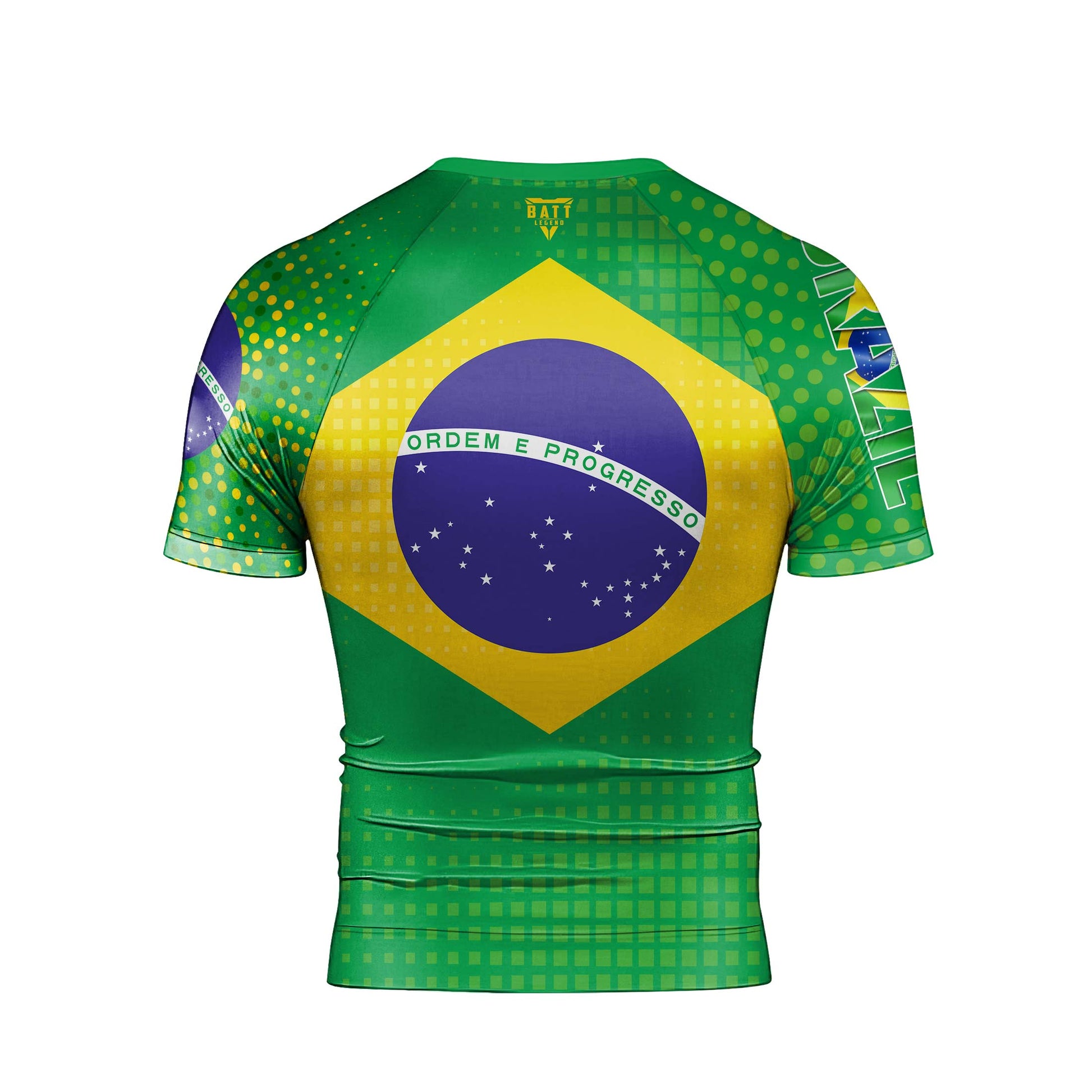 Brazil Flag Rash Guard