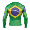 Brazil Flag Rash Guard