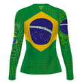 Brazil Flag Rash Guard
