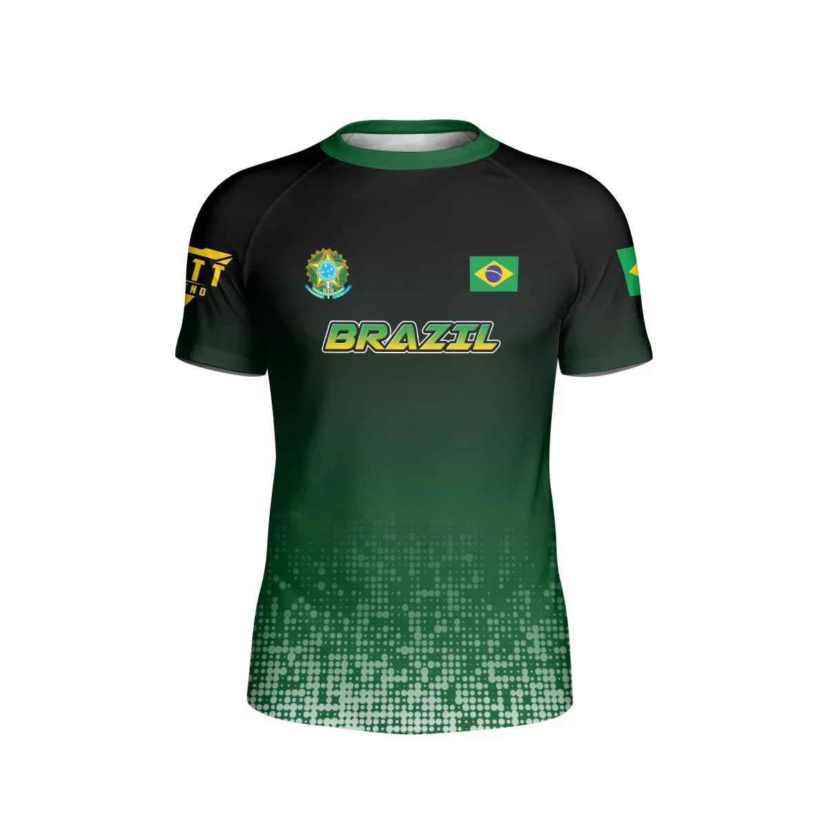 Brazil Halftone Kids Rash Guard