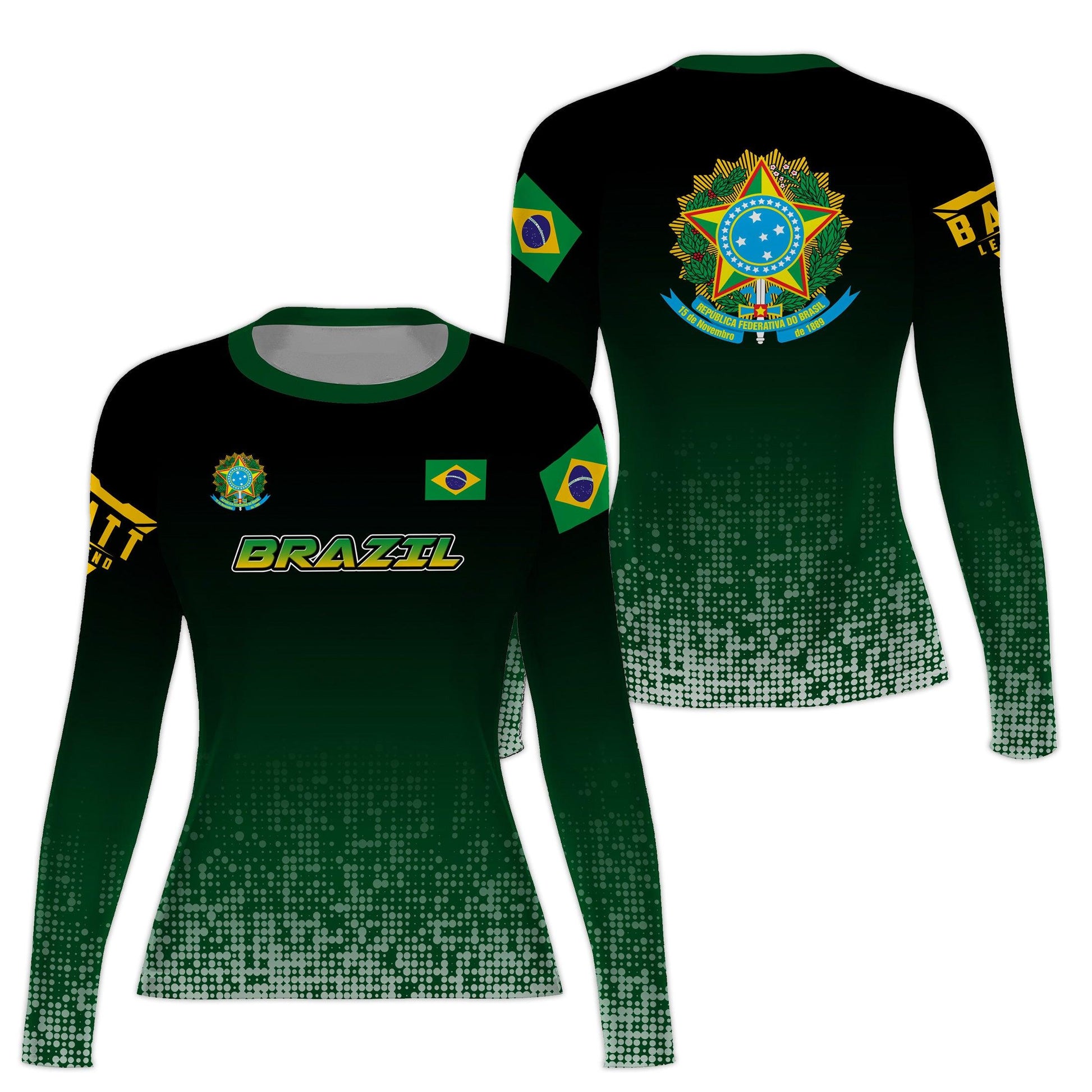 Brazil Halftone Rash Guard